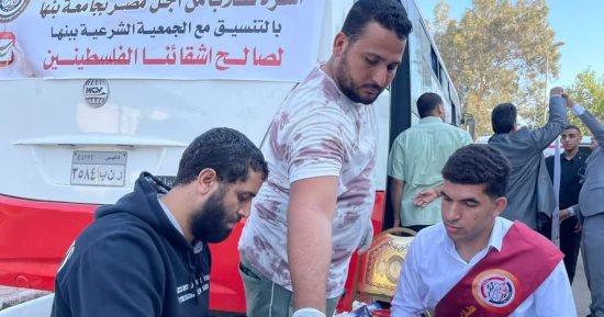 جامعة بنها تطلق حملة للتبرع بالدم لدعم الأشقاء فى فلسطين