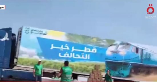 القاهرة الإخبارية: اصطفاف قوافل التحالف الوطنى أمام معبر رفح تمهيدا لإدخالها غزة (فيديو)