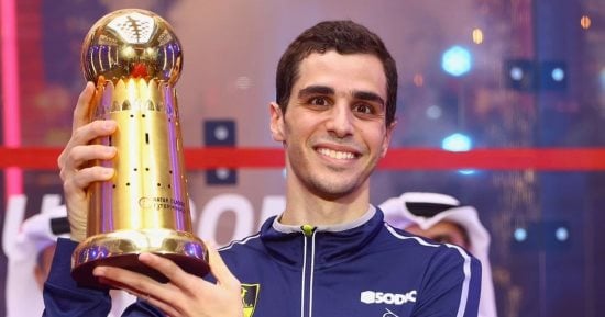 تصنيف الاسكواش.. علي فرج يحافظ على الصدارة وتراجع محمد الشوربجي