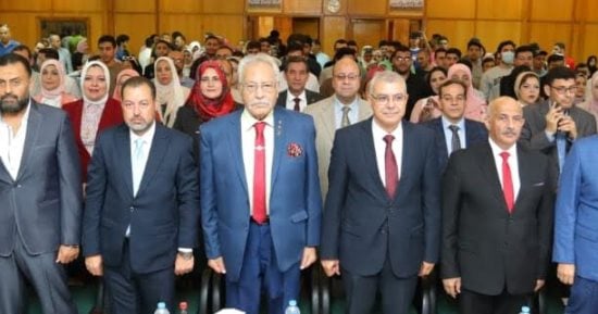 رئيس جامعة الزقازيق يشهد احتفالية كلية الطب باليوبيل الذهبى لانتصارات أكتوبر