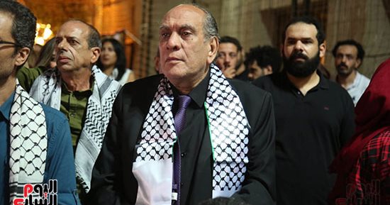دقيقة حدادا على أرواح غزة فى نقابة المهن التمثيلية