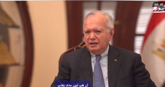 محمد العرابي لتليفزيون اليوم السابع: العالم يشيد بموقف مصر تجاه الأزمة الفلسطينية