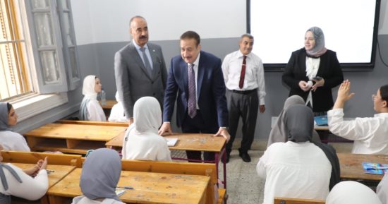محافظ المنوفية يتابع أعمال اللجان المشكلة لمتابعة انتظام العملية التعليمية
