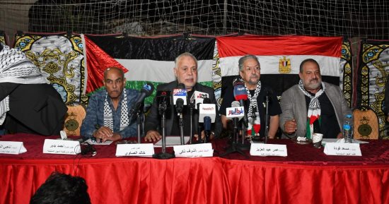 اتحاد النقابات الفنية: نؤيد تصريحات الرئيس السيسى ولا تهاون فى أراضى مصر