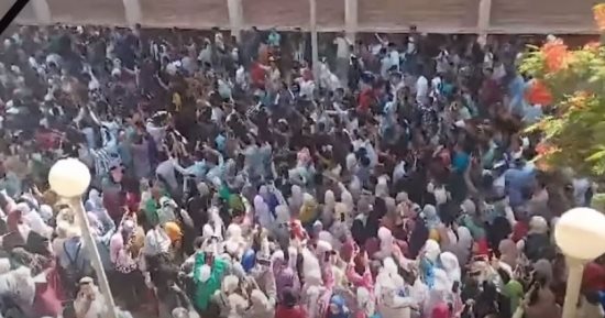 مسيرات في الجامعات تأييدا لموقف الرئيس السيسي الرافض لتهجير سكان غزة
