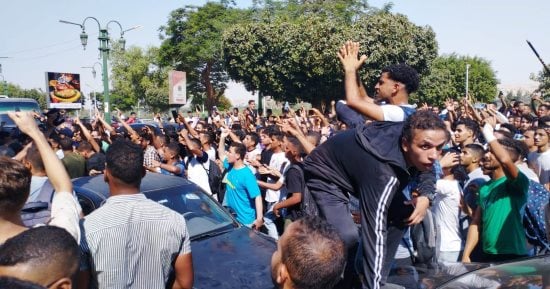 وقفة تضامنية من شباب المنيا مع أهالى فلسطين.. صور