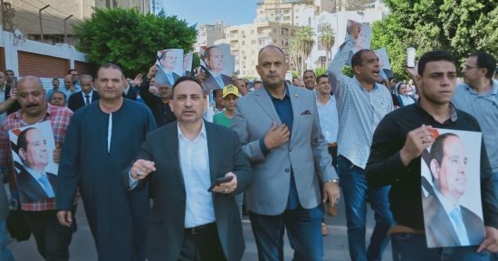 "تسقط تسقط إسرائيل".. مسيرات حاشدة بالبحيرة لدعم الشعب الفلسطينى.. صور
