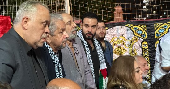 إقبال أعضاء "المهن التمثيلية" للتبرع بالدم لصالح غزة