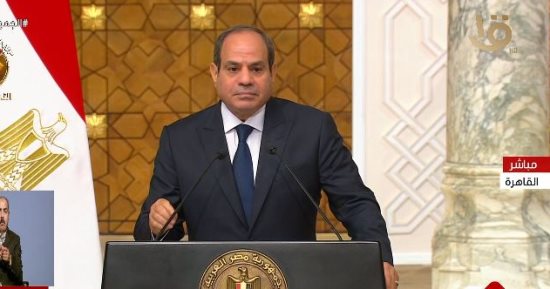 42 حزبا سياسيا يعلنون تفويض الرئيس السيسى لاتخاذ اللازم فى دعم القضية الفلسطينية   