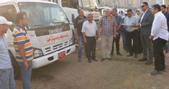 محافظ الدقهلية يشهد اصطفاف المعدات الهندسية للمراكز وقدرتها على مجابهة الأزمات