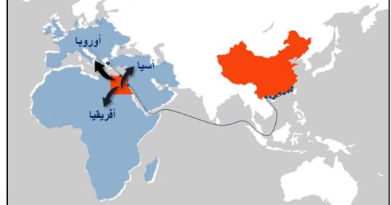 وزارة النقل تنشر فيديو يوضح مسارات الحزام والطريق فى مصر