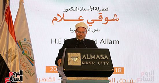 المفتى يدين قصف الكيان الإسرائيلى المحتل لمدرسة البراق فى غزة