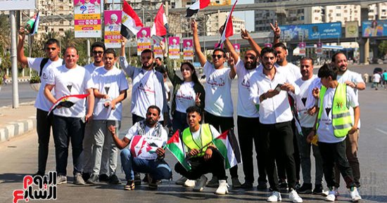 جمعة تحيا مصر.. مظاهرات وصلاة الغائب أمام المنصة لدعم القضية الفلسطينية 