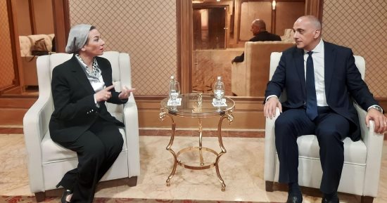 وزيرة البيئة تلتقى نظيرها الأردنى لبحث التعاون والتنسيق لمؤتمر المناخ cop28