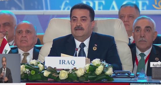 رئيس وزراء العراق: غزة تتعرض لقصف واستهداف للمدنيين من قبل الاحتلال