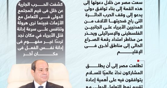 بيان رئاسة الجمهورية: مصر لن تقبل أبدًا تصفية القضية الفلسطينية.. إنفوجراف