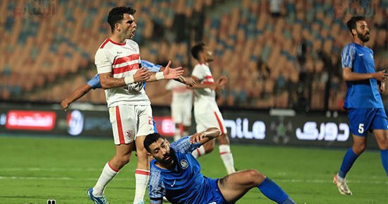 الجزيرى يسجل الهدف الرابع للزمالك فى شباك سموحة