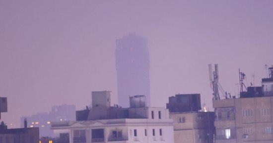 النيابة تنتقل لمعاينة حريق برج الزمالك المهجور وتنتدب المعمل الجنائى.. صور 
