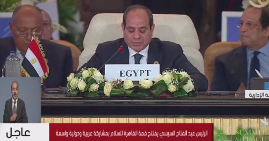 الرئيس السيسى : مصر دفعت ثمناً هائلاً من أجل السلام