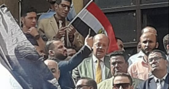 وقفة للمحامين بالمنوفية تضامنا مع الشعب الفلسطينى.. صور