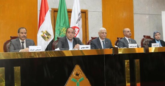محافظ المنوفية يستقبل وفد الأكاديمية الوطنية للتدريب