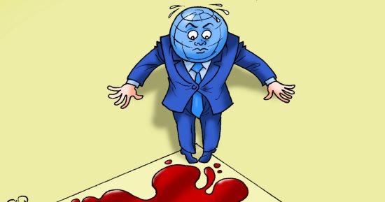 جرائم نتنياهو فى كاريكاتير اليوم السابع