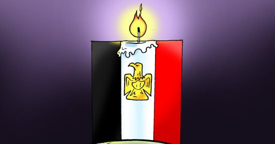 أم الدنيا قولًا وفعلًا.. مصر توقد نورها لمساعدة غزة.. كاريكاتير اليوم السابع
