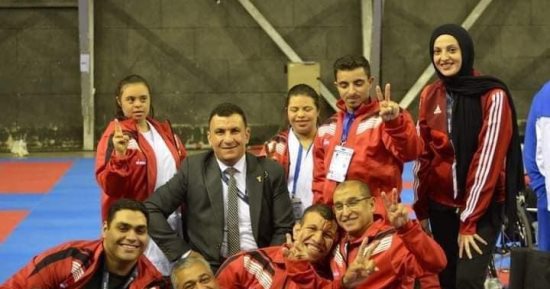لاعب بـجامعة المنصورة يحصل على الميدالية البرونزية في بطولة العالم للكاراتية لذوى الهمم