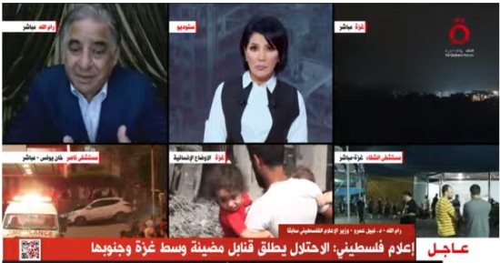 إعلام فلسطينى: الاحتلال يطلق قنابل مضيئة وسط غزة وجنوبها