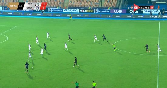 سموحة يتعادل 1-1 مع زد بـ 10 لاعبين فى دورى Nile