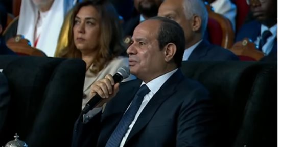 الرئيس السيسى: الدولة تهتم بدعم وتطوير الصناعة لتغطية احتياجات السوق