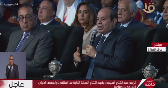 الرئيس السيسى يحذر من اتساع رقعة الصراع.. ويؤكد: مصر دولة قوية جدا لا تُمس