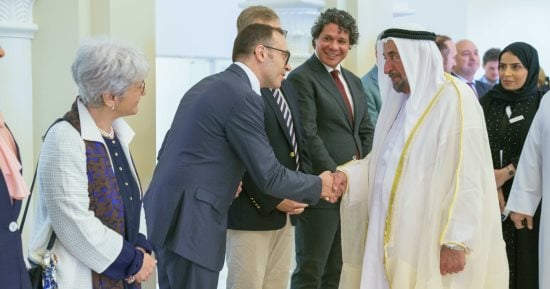 سلطان القاسمى يشهد فعاليات مؤتمر الشارقة الدولى لدراسات اللغة العربية بأوروبا