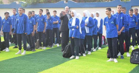 انتظام الدراسة بمدرسة التكنولوجيا التطبيقية لصناعة مواد البناء ببنى سويف.. صور 