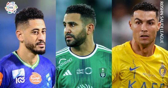 رونالدو ينافس محرز على جائزة جديدة فى الدورى السعودى