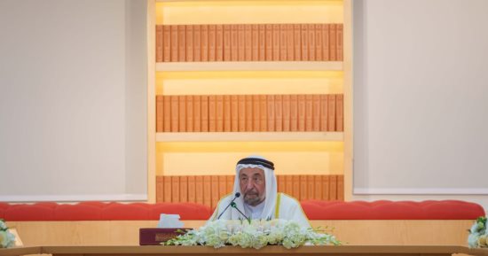 حاكم الشارقة يطلق 31 مجلدًا جديدًا من المعجم التاريخى للغة العربية