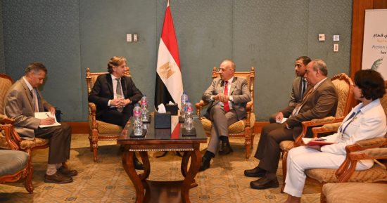 ‫ وزير الرى: التوسع فى الاعتماد على التحلية للإنتاج الكثيف للغذاء