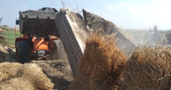 إزالة 3 مبان مخالفة فى حملة مكبرة جنوب بورسعيد