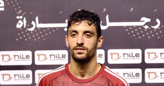 طاهر محمد طاهر رجل مباراة الأهلى والمقاولون العرب