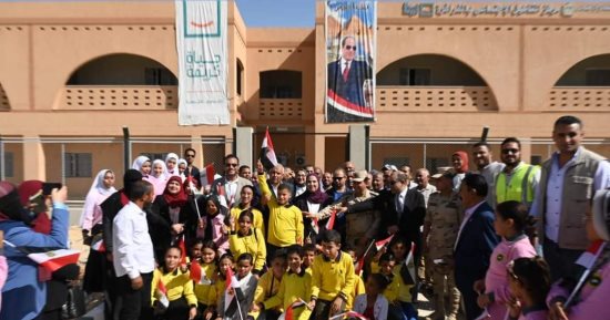 وزيرة التضامن تتفقد وتفتتح عدة مشروعات خدمية بمركز الفرافرة ضمن مبادرة حياة كريمة