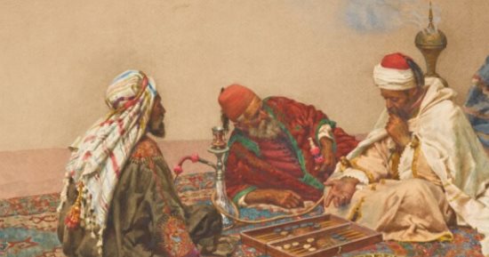 لوحة لعبة الطاولة لـ جوليو روساتى بعد عرضها للبيع فى مزاد سوثبى