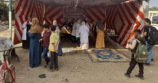 قافلة طبية بيطرية مجانية بقرية العجمى ضمن مبادرة حياة كريمة فى الشرقية