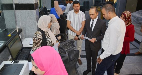 نائب محافظ سوهاج يتفقد المركز التكنولوجي ويوجه بتشغيل شباك ذوى الهمم