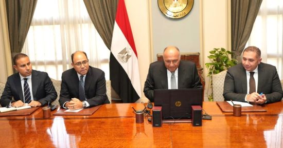 شكري يؤكد لمسؤول أوروبي ضرورة توفير الحماية للفلسطينيين ورفض العقاب الجماعي