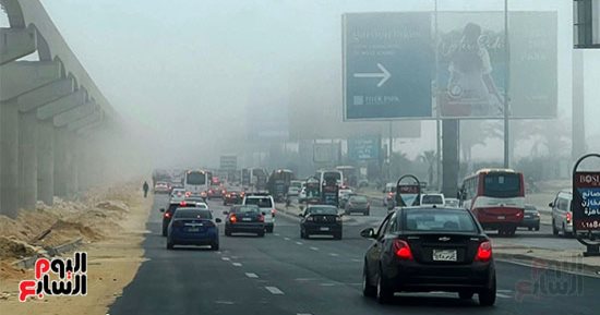 النشرة المرورية.. خلى بالك من الشبورة وكثافات بشوارع القاهرة والجيزة