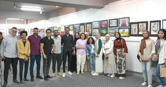 رئيس جامعة المنيا يفتتح معرض طلاب قسم الرسوم المتحركة بـ"فنون جميلة".. صور