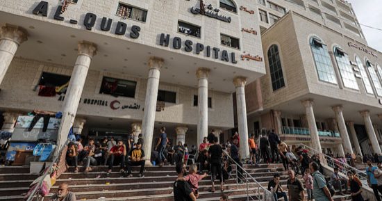 مستشفى القدس مأوى أهالى غزة رغم القصف الإسرائيلي المتكرر