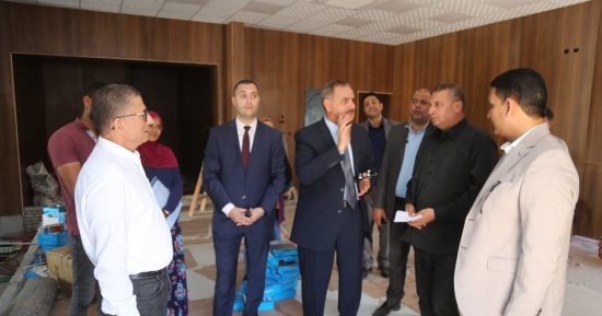 محافظ كفرالشيخ يتفقد أعمال إنشاء مركز السيطرة الموحد للشبكة الوطنية الموحدة لخدمات الطوارئ