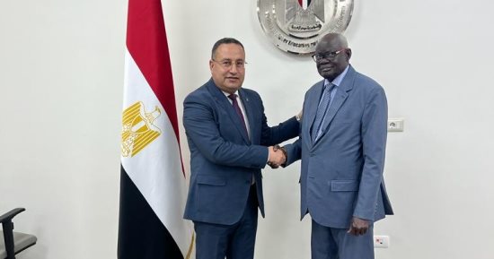رئيس جامعة الإسكندرية يلتقى وزير التعليم العالى بجمهورية جنوب السودان لدعم التعاون