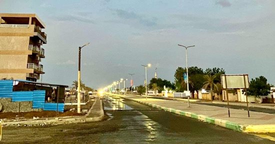 سقوط أمطار غزيرة على أنحاء متفرقة بمدينة الشلاتين جنوب البحر الأحمر